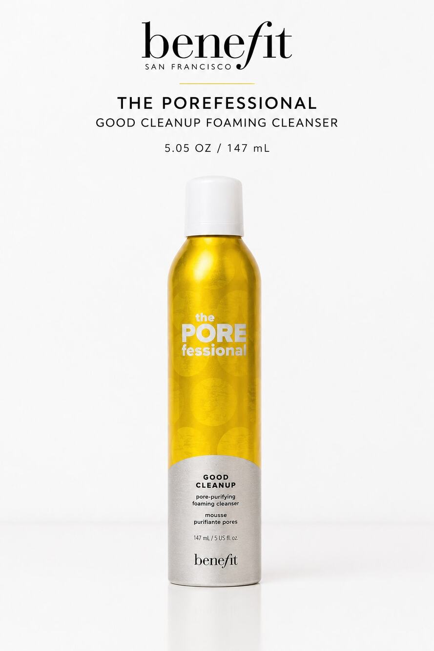 Benefit The POREfessional Good Cleanup Foaming Cleanser 5oz Skincare New